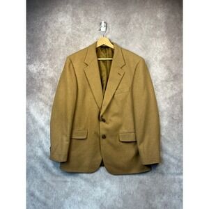 Brooks Brothers Camel Hair Blazer Sport Coat Two Button Jacket Made in USA 40 SH
